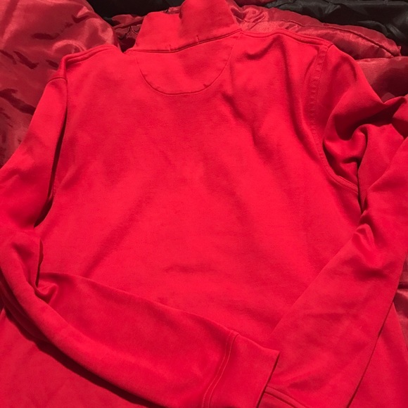 COPY - Mens red Burberry 1/4 zip sweater size L - Picture 3 of 3